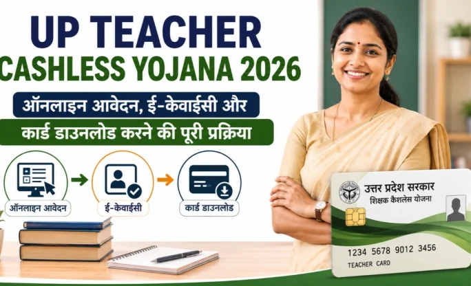 UP Teacher Cashless Card 2026: ऑनलाइन आवेदन, e-KYC और कार्ड डाउनलोड की पूरी प्रक्रिया