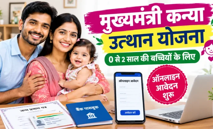 Mukhyamantri Kanya Utthan Yojana 0-2 Years Online Apply: मुख्यमंत्री कन्या उत्थान योजना के तहत बच्चियों के लिए ऑनलाइन आवेदन