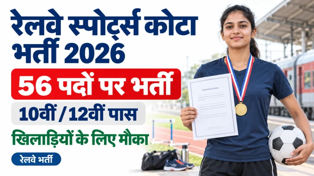 Northeast Frontier Railway Sports Quota Recruitment 2026