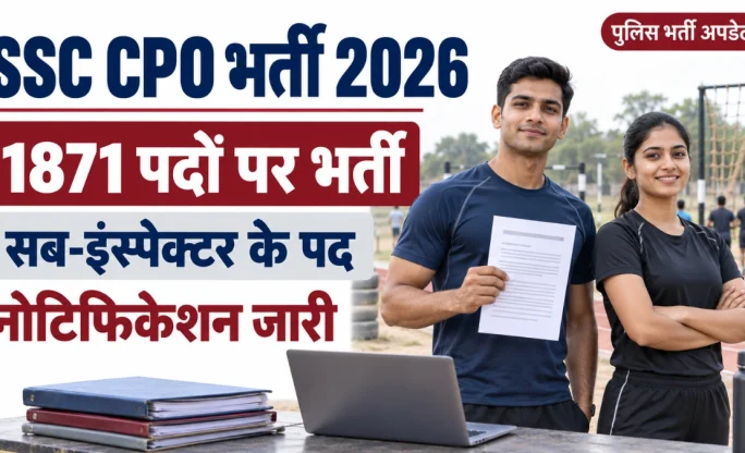 SSC CPO 2026: 1871 पदों पर सब-इंस्पेक्टर भर्ती