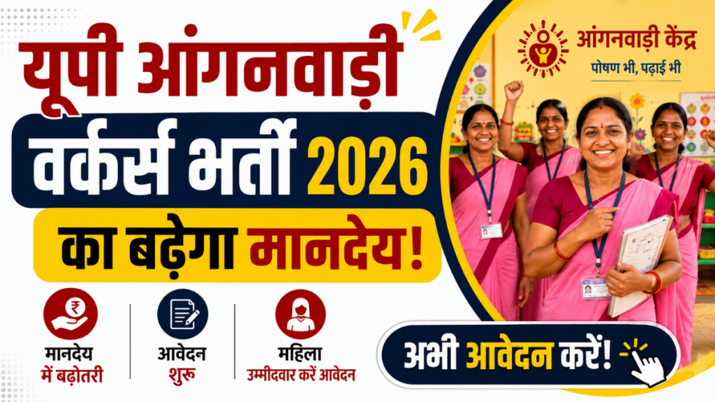 UP Anganwadi Salary Hike 2026