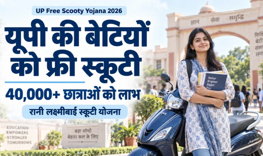 UP Free Scooty Yojana 2026: 40,000 बेटियों को स्कूटी, पात्रता और आवेदन की जानकारी