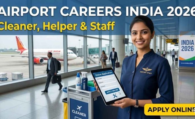 Airport Careers India 2026 – Cleaner, Helper & Staff Apply Online