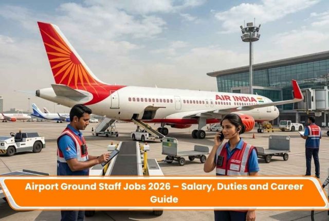 Airport Ground Staff Jobs 2026 – Salary, Duties and Career Guide