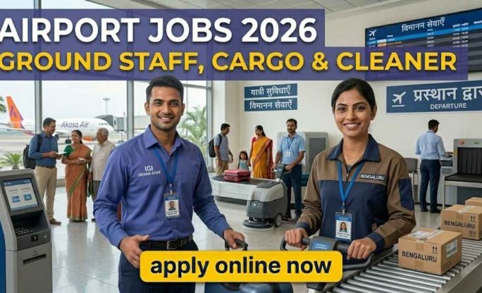 Airport Jobs 2026 – Ground Staff, Cargo & Cleaner Apply Online