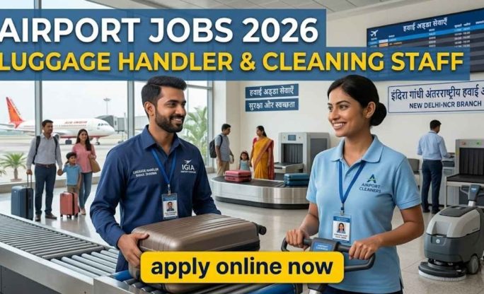 Airport Jobs 2026 – Luggage Handler & Cleaning Staff Apply Online