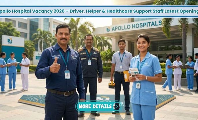 Apollo Hospital Vacancy 2026 – Driver, Helper & Healthcare Support Staff Latest Openings