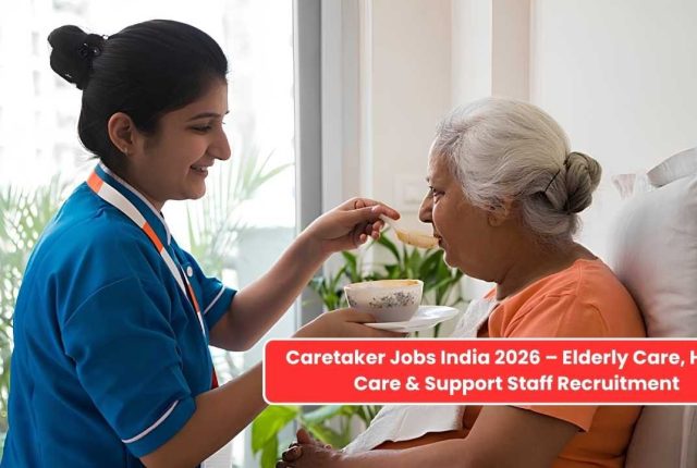 Caretaker Jobs India 2026 – Elderly Care, Home Care & Support Staff Recruitment