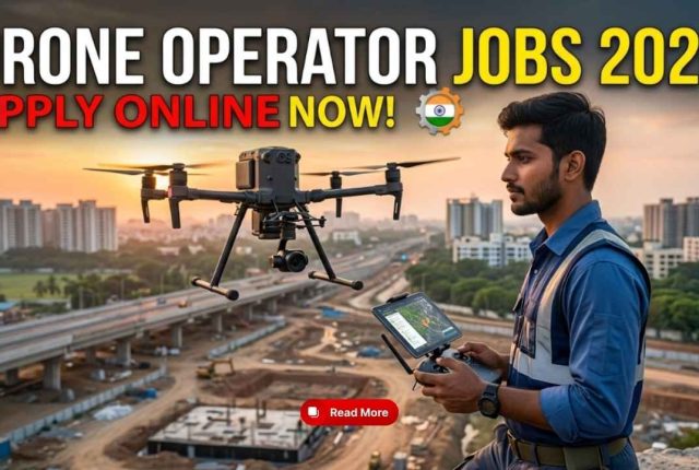 Drone Operator Jobs 2026 – Drone Operator & Survey Technician How to Apply Online