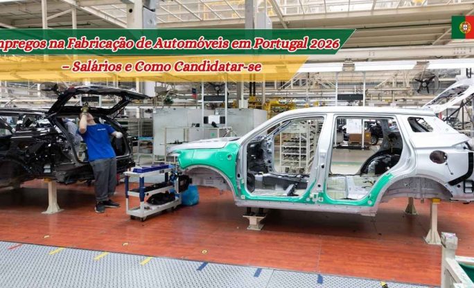 Empregos na Fabricação de Automóveis em Portugal 2026 – Salários e Como Candidatar-se