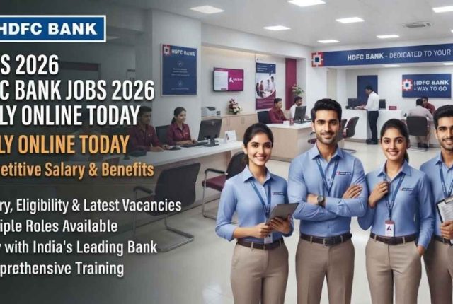 HDFC Bank Jobs 2026: Apply Online | Salary, Eligibility & Latest Vacancies