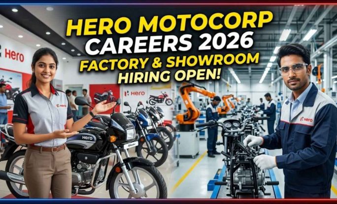 Hero MotoCorp Careers 2026 – Factory & Showroom Hiring Open