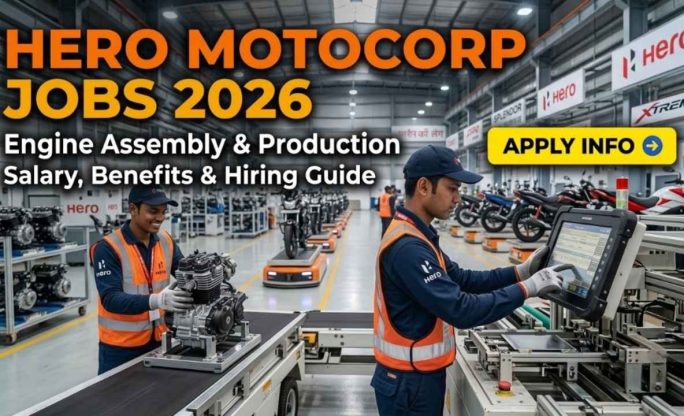 Hero MotoCorp Factory Jobs 2026 – Engine Assembly & Production Hiring