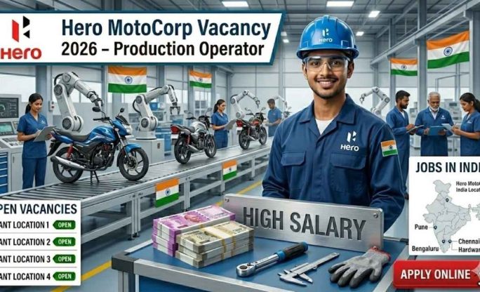 Hero MotoCorp Vacancy 2026 – Production Operator Apply Online