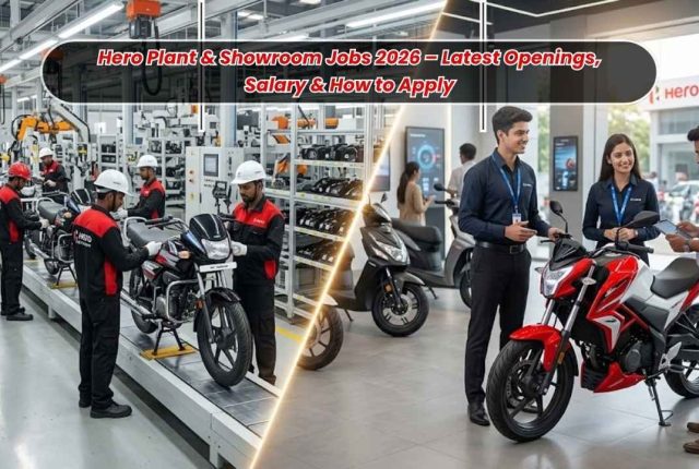 Hero Plant & Showroom Jobs 2026 – Latest Openings, Salary & How to Apply
