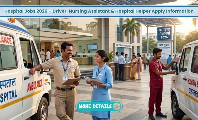 Hospital Jobs 2026 – Driver, Nursing Assistant & Hospital Helper Apply Information