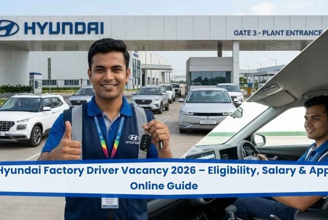 Hyundai Factory Driver Vacancy 2026 – Eligibility, Salary & Apply Online Guide