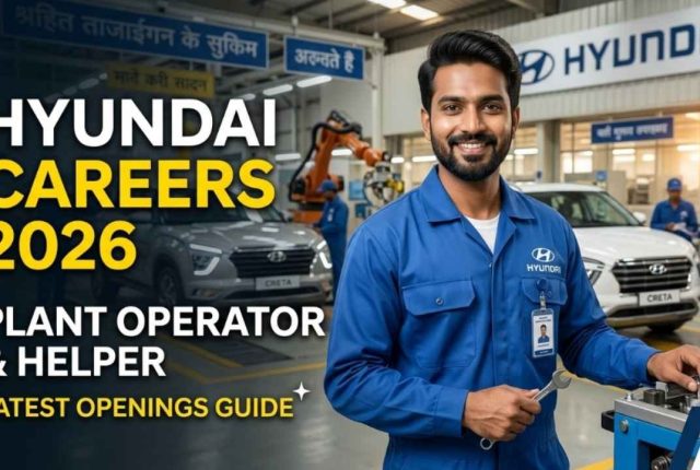 Hyundai Manufacturing Careers 2026 – Plant Operator & Helper Latest Openings Guide