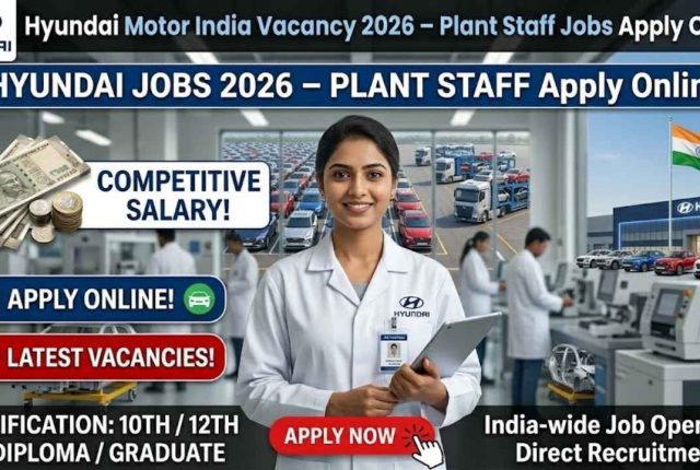Hyundai Motor India Vacancy 2026 – Plant Staff Jobs Apply Online