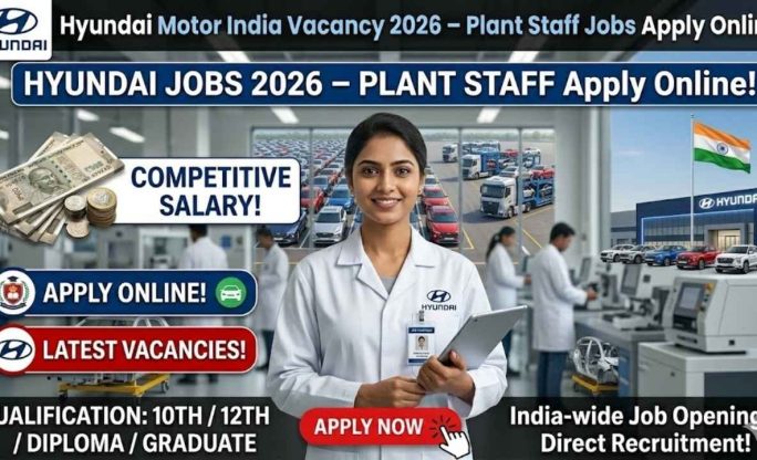 Hyundai Motor India Vacancy 2026 – Plant Staff Jobs Apply Online