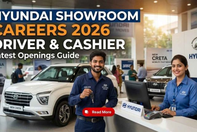 Hyundai Showroom Careers 2026 – Driver & Cashier Latest Openings Guide