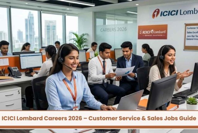 ICICI Lombard Careers 2026 – Customer Service & Sales Jobs Guide