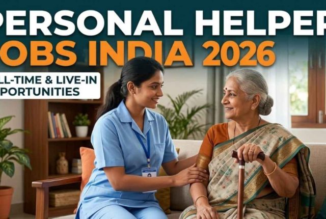 Latest Personal Helper Jobs in India 2026 – Full-Time & Live-In Opportunities