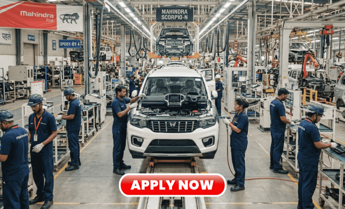 Mahindra Car Factory Jobs 2026 – Apply Online for Production Worker & Helper Vacancies