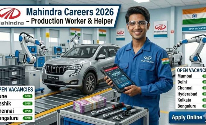 Mahindra Careers 2026 – Production Worker & Helper Apply Online