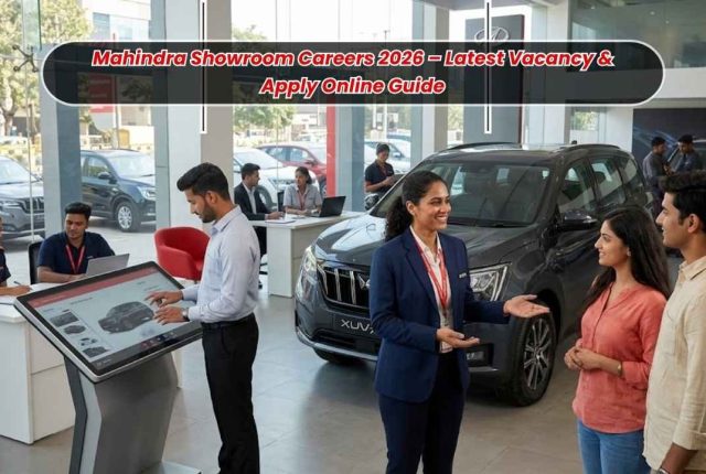 Mahindra Showroom Careers 2026 – Latest Vacancy & Apply Online Guide