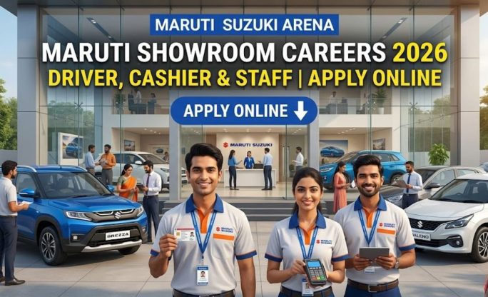 Maruti Showroom Careers 2026 – Driver, Cashier & Staff Apply Online