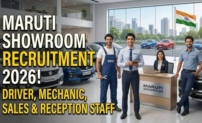 Maruti Showroom Recruitment 2026 – Driver, Mechanic, Sales & Reception Staff