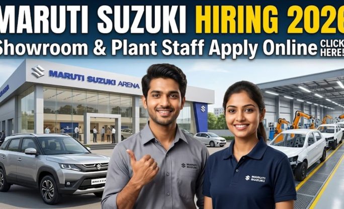 Maruti Suzuki Hiring 2026 – Showroom & Plant Staff Apply Online