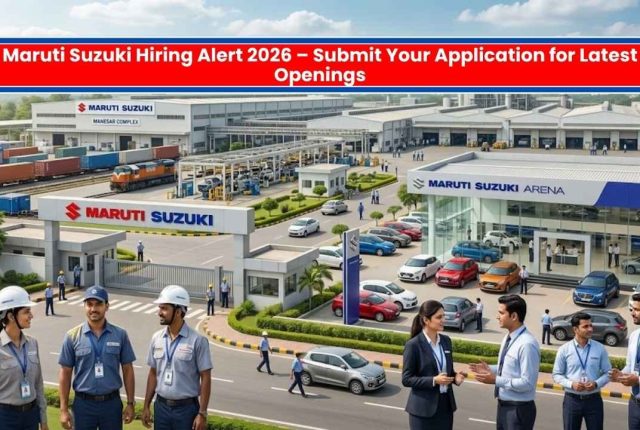 Maruti Suzuki Hiring Alert 2026 – Submit Your Application for Latest Openings