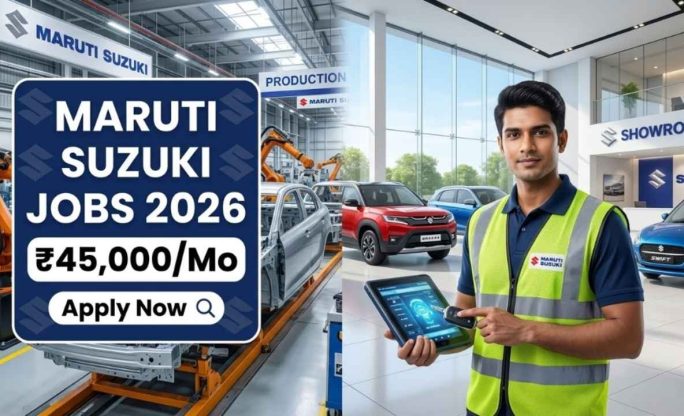 Maruti Suzuki Jobs 2026 – Salary Up to ₹45,000/Month | Factory & Showroom Hiring