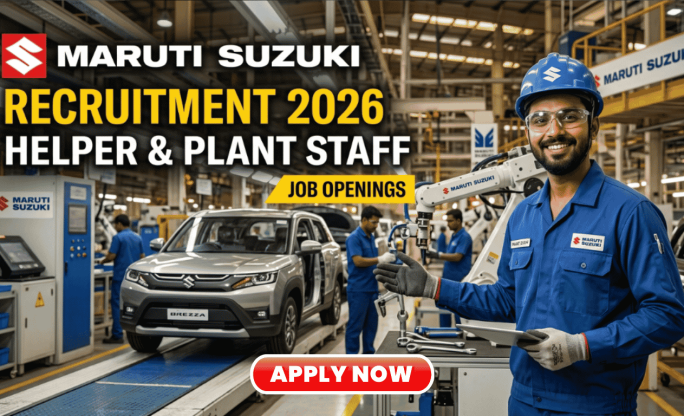 Maruti Suzuki Recruitment 2026 – Helper & Plant Staff