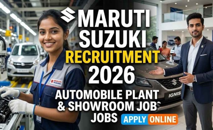 Maruti Suzuki Recruitment 2026 – Automobile Plant & Showroom Jobs Apply Online