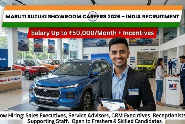 Maruti Suzuki Vacancy 2026 – Salary Up to ₹50,000/Month | Freshers & Skilled Candidates Hiring