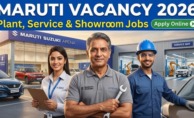 Maruti Vacancy 2026 – Plant, Service & Showroom Jobs Apply Online