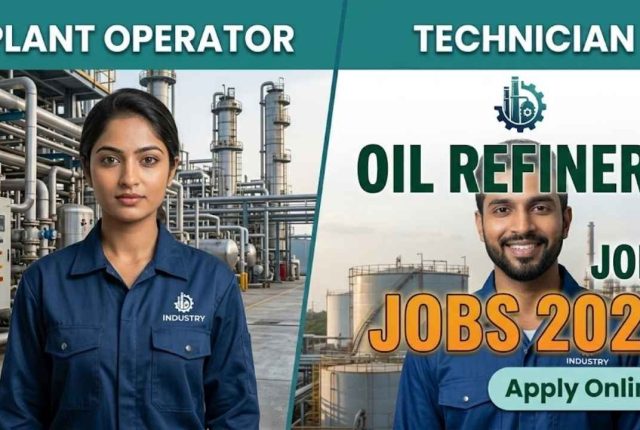 Oil Refinery Jobs 2026 – Plant Operator & Technician Apply Online