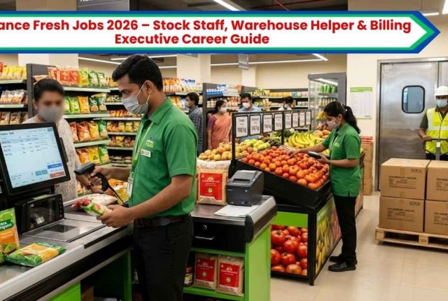 Reliance Fresh Jobs 2026 – Stock Staff, Warehouse Helper & Billing Executive Career Guide