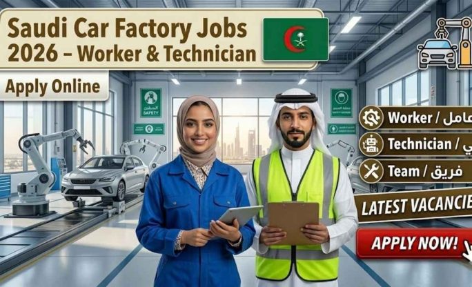 Saudi Car Factory Jobs 2026 – Worker & Technician Apply Online