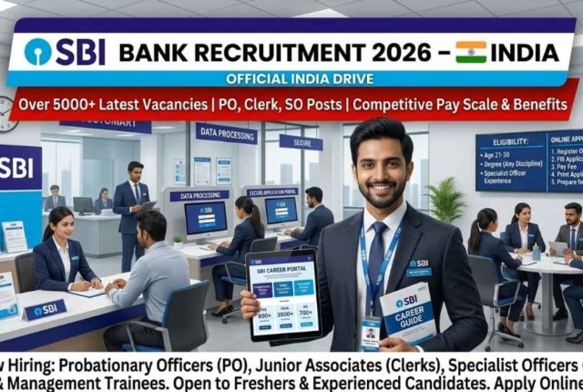 SBI Bank Recruitment 2026 – Latest Vacancies, Eligibility & Online Application Guide