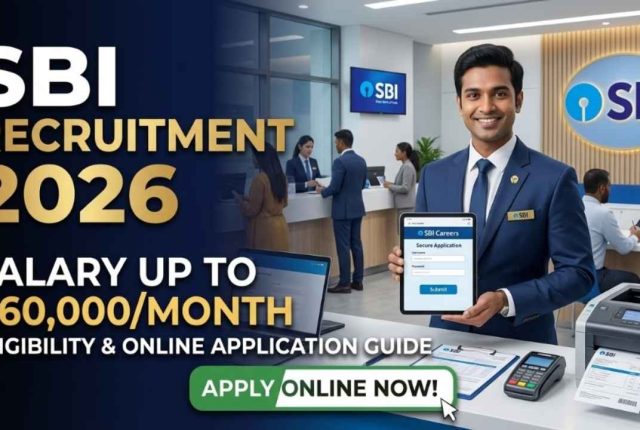 SBI Recruitment 2026 – Salary Up to ₹60,000/Month | Eligibility & Online Application Guide