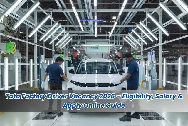 Tata Factory Driver Vacancy 2026 – Eligibility, Salary & Apply Online Guide