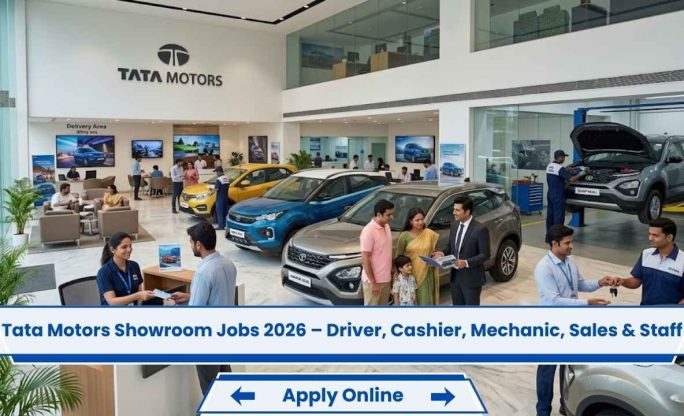 Tata Motors Showroom Jobs 2026 – Driver, Cashier, Mechanic, Sales & Staff Apply Online