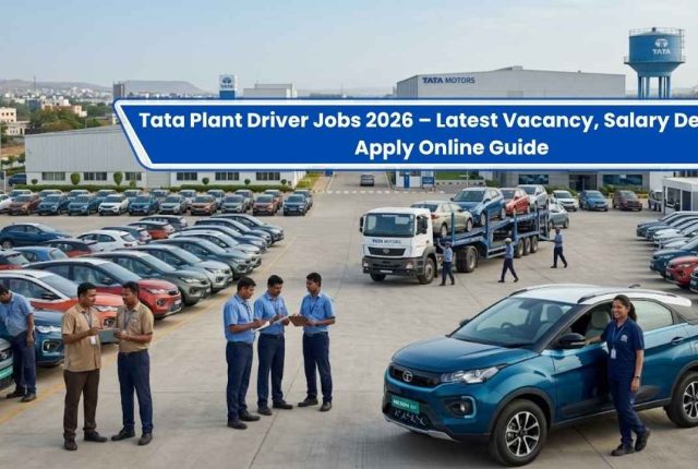 Tata Plant Driver Jobs 2026 – Latest Vacancy, Salary Details & Apply Online Guide