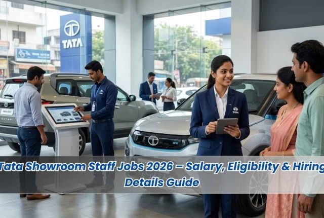 Tata Showroom Staff Jobs 2026 – Salary, Eligibility & Hiring Details Guide