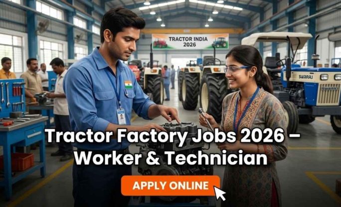 Tractor Factory Jobs 2026 – Worker & Technician Apply Online
