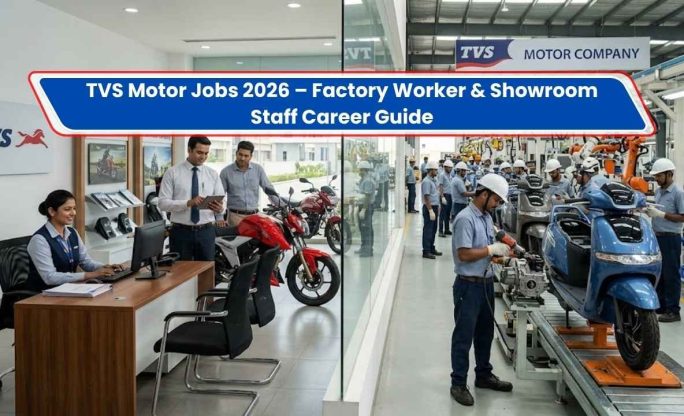 TVS Motor Jobs 2026 – Factory Worker & Showroom Staff Career Guide